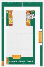 Fisher-Price Little People 952 House Base Driveway Play Family Lithos Stickers