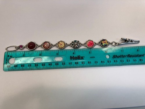 Bellissimo bracciale LUCKY YOU maglia floreale rotonda 8,5" - Foto 12 di 12