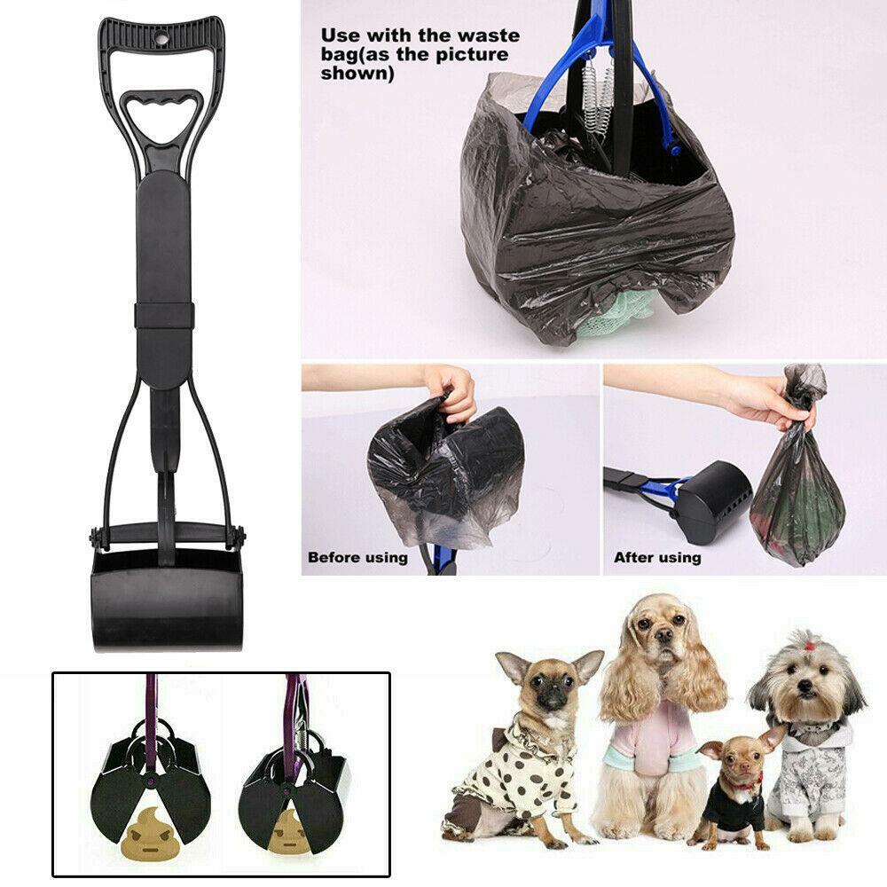Dog Pet Waste Easy Pickup Pooper Scooper Walk Poop Scoop Grabber