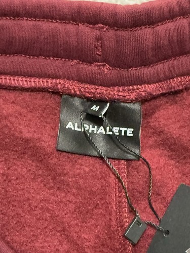 pantaloncino felpa uomo alphalete Activewear identità 8” taglia M bordeaux - Foto 8 di 8