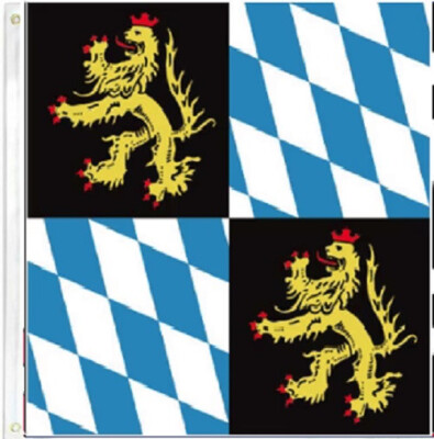 Bavaria MUNICH 1392 Premium 100D Woven Poly Nylon 3x3 3'x3' Flag Banner