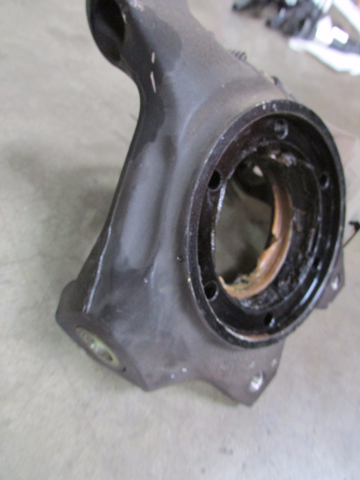 Ferrari 348, LH Left Spindle Knuckle w/o Hub, Used, P/N 145261