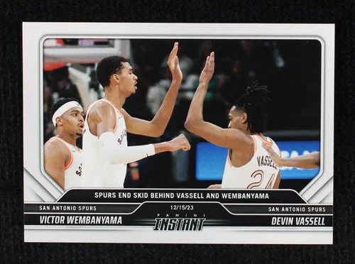 2023-24 Panini Instant - Victor Wembanyama/Devin Vassell #173