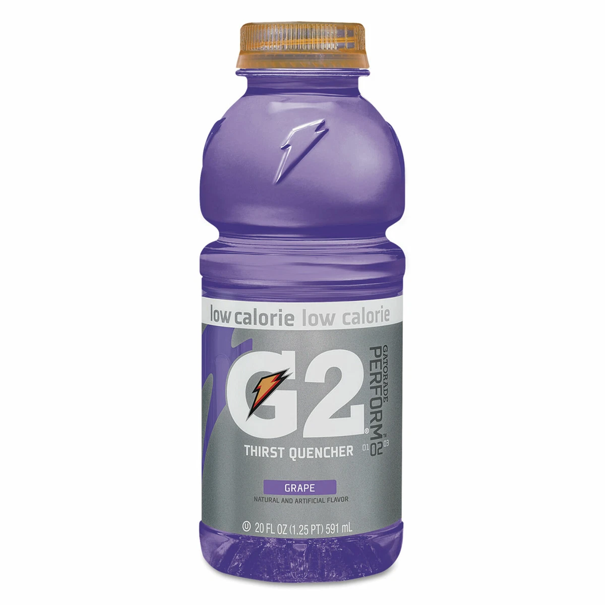 Gatorade G2 Perform 02 Low-Calorie Thirst Quencher Grape 20 oz Bottle  24/Carton | eBay
