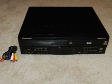 Panasonic PV-D4742 Double Feature 4-Head Hi-Fi Stereo VHS TESTED WORKS