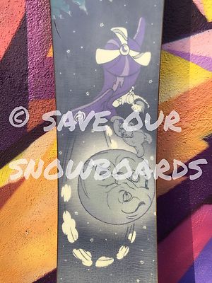 Vintage 1997 Burton Custom 51 151 Snowboard nemo moon airplane | eBay