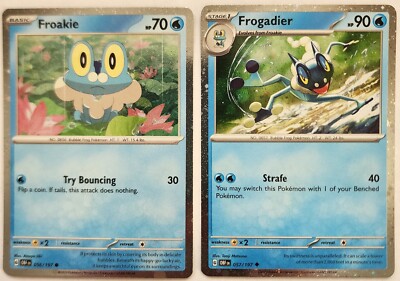 froakie pokemon card holographic Pokmon: - SV11 - Hidden Fates [Grass]2 Froakie (Cosmos Holo) 056/197 -