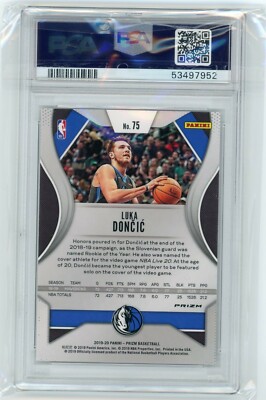 2019 Panini Prizm #75 Luka Doncic Silver Prizm PSA 10 | eBay
