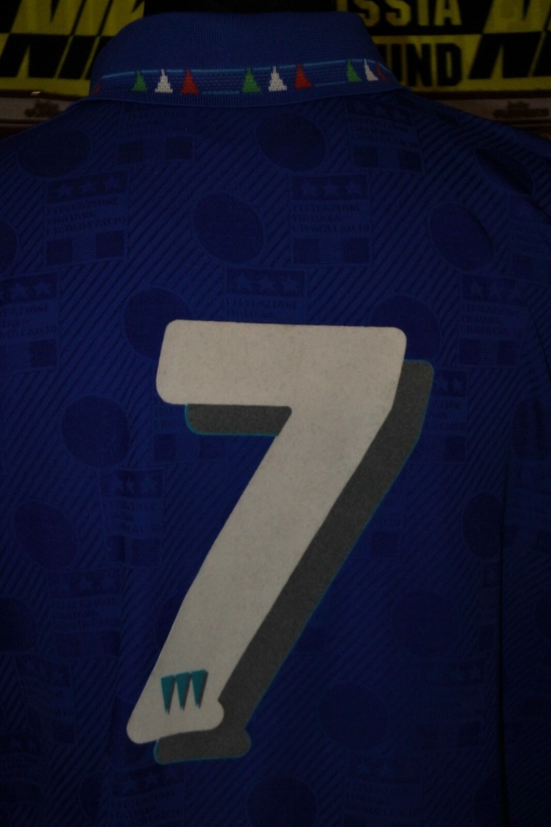 5/5 Italy Italia adults XL 1992 #7 Donadoni football shirt jersey