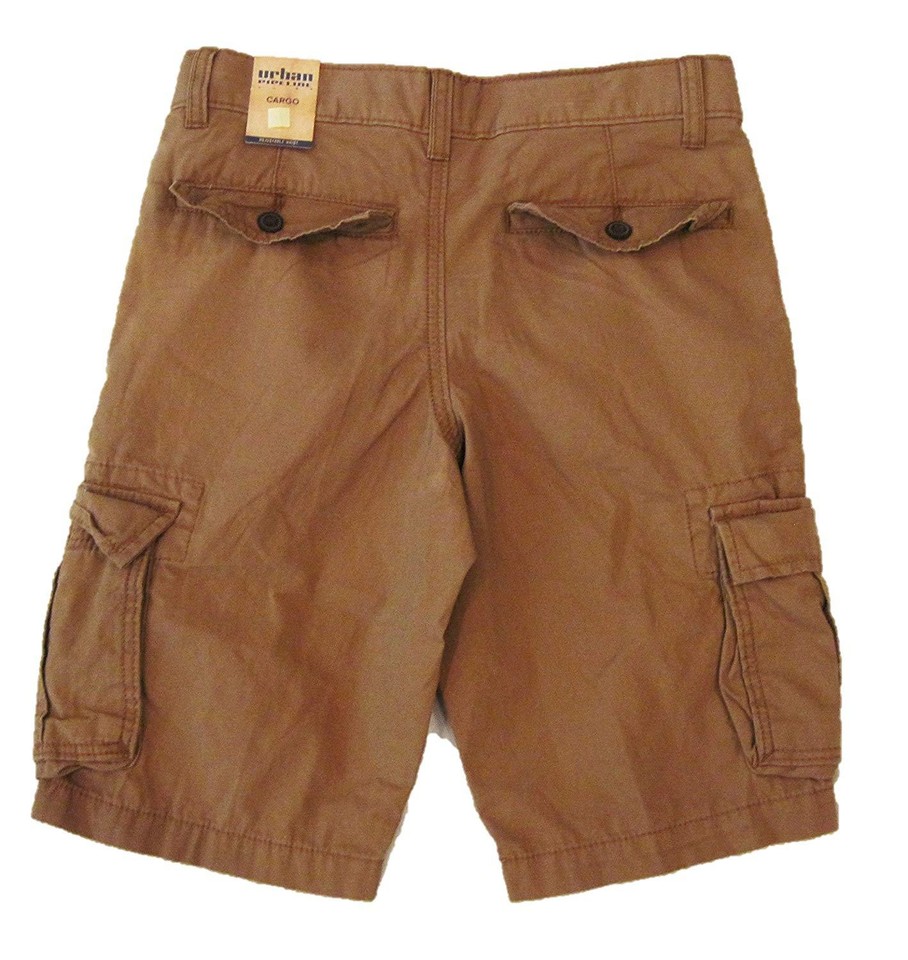 Urban Pipeline Boys' Canvas Cargo Shorts 260 Medal Bronze Up Sz.14R eBay