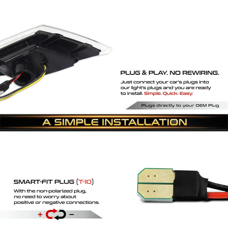 Lámparas LED ámbar marcador lateral transparente para Mercedes Benz R251 R320 R350 R500 W251 R63 Foto 4 de 4