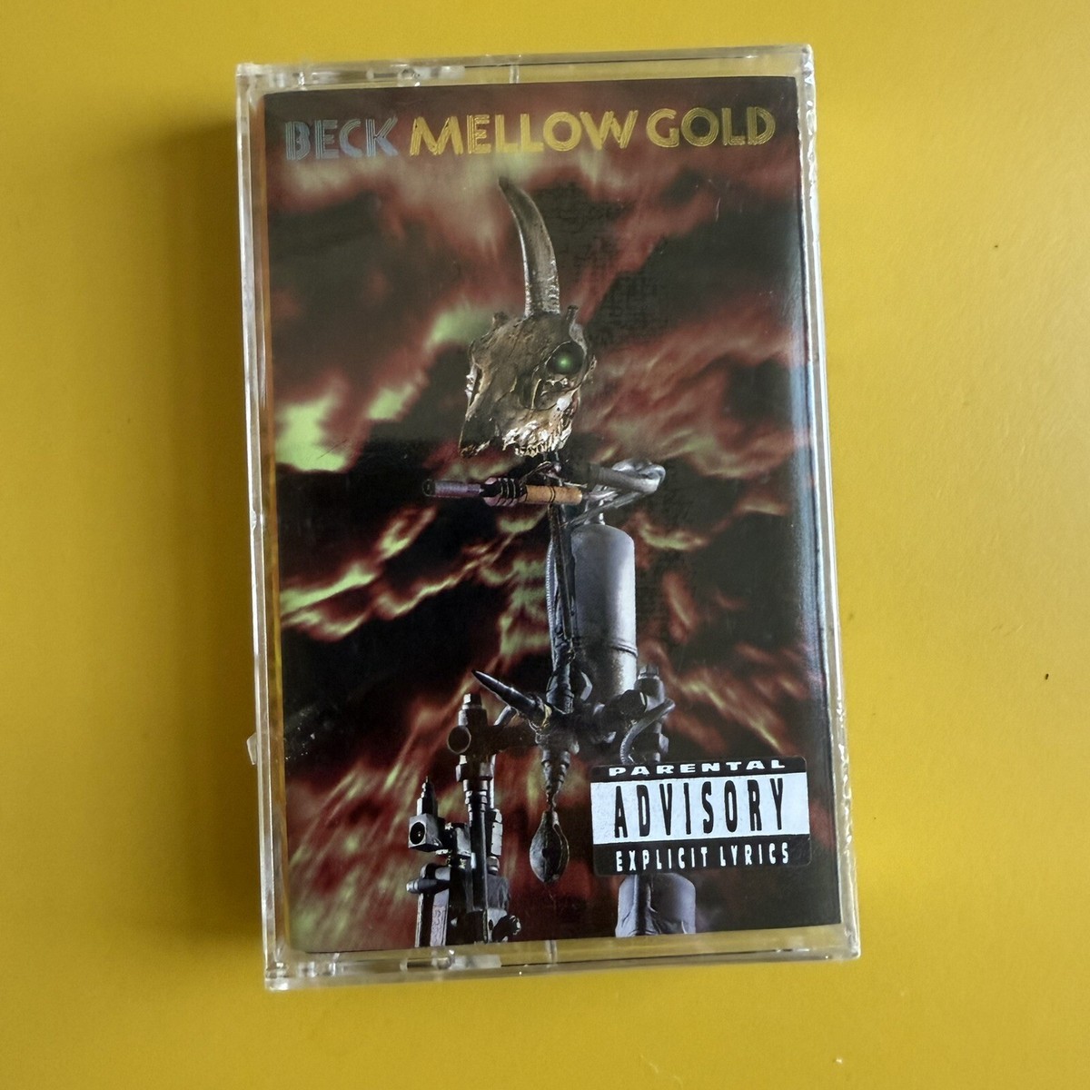 BECK / MELLOW GOLD 1994年インナー付き BECK Mellow Gold Cassette Tape 1994 DGC Brand New Sealed Ultra
