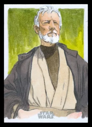 2023 TOPPS STAR WARS OBI-WAN KENOBI SKETCH CARD 1/1 BY IAN McKESSON