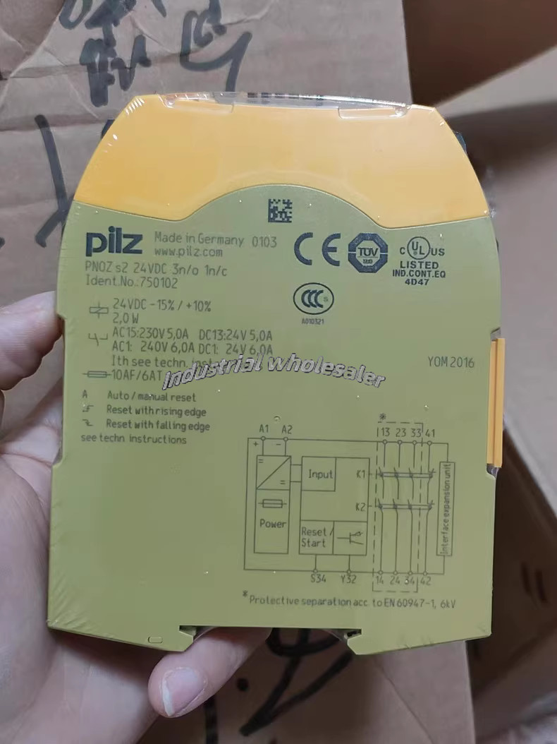 1PC Brand New Pilz PNOZ S2 750102 Safety Relay 24VDC 3n/o Fast Shipping