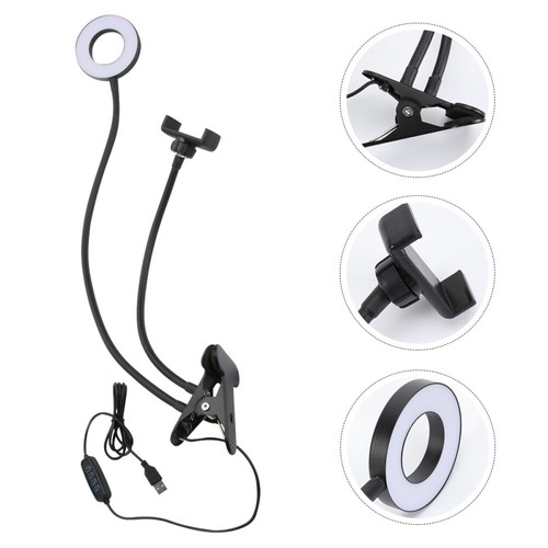 Tabletop Kamera Objektiv Telefon Make-Up Licht Live-Streaming Licht - 第 8/12 張圖片