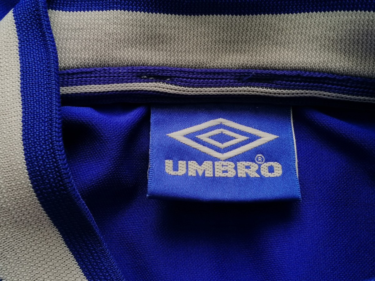 Maillot De Football Everton Domicile 1999-2000 - Umbro, Taille M, Occasion Très Bon état