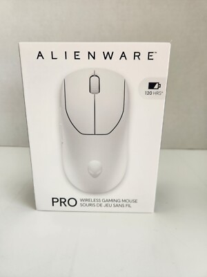 Alienware Pro Wireless Gaming Mouse - Lunar Light** Sealed**Free U.S Shipping**