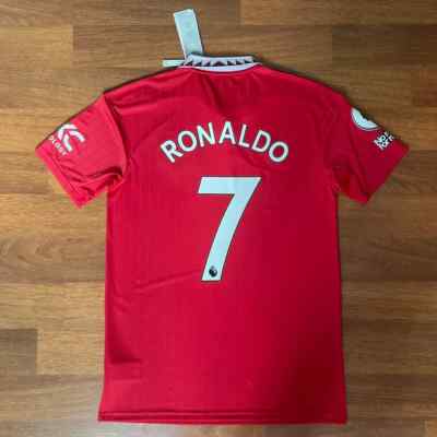 MANCHESTER UNITED ADIDAS 2022/2023 FOOTBALL JERSEY #7 RONALDO SIZE