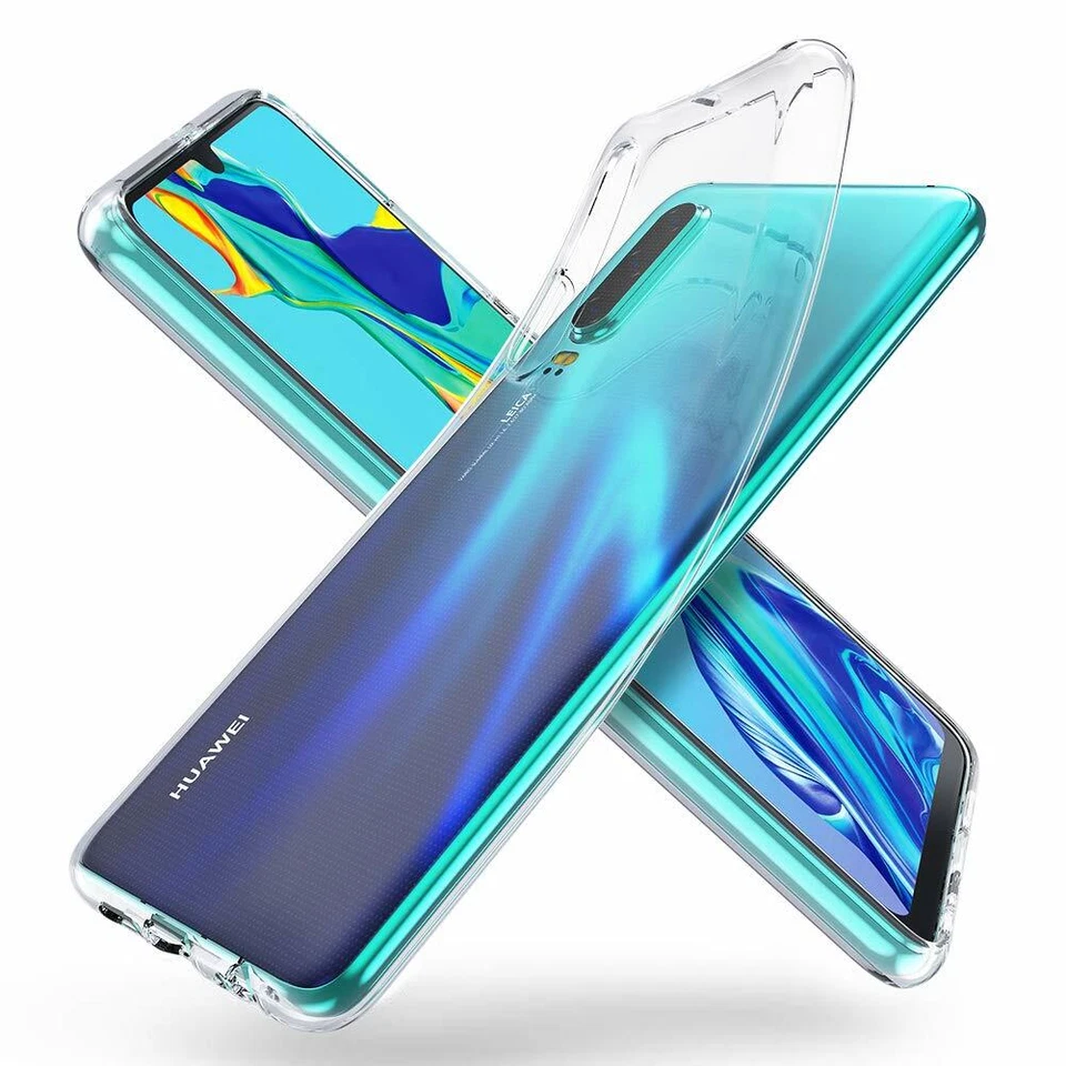Vitre Protection Film Verre trempé écran HUAWEI P30 P30 Lite Et Coque Silicone - Photo 2/4