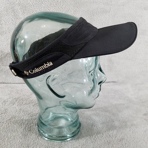 Columbia Visor Sombrero Mujer Negro Logotipo Lateral Hechizo Lateral Gorra Ajustable - Imagen 4 de 7