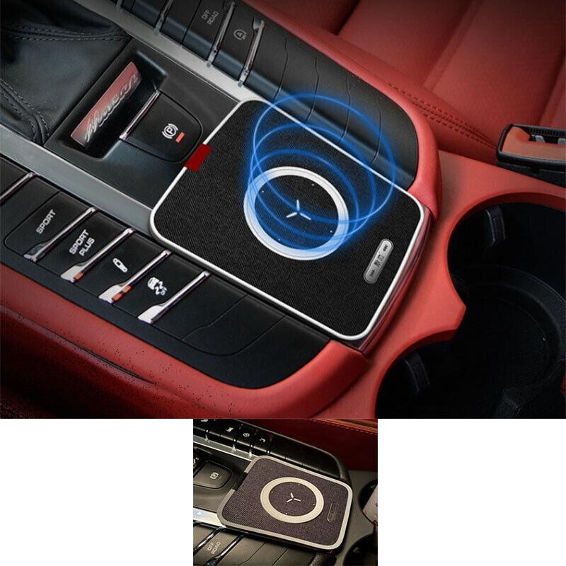 Wireless Charger Phone Fast Charging Center Console For Porsche