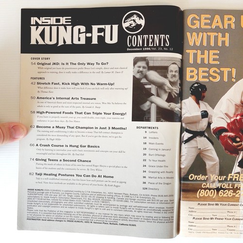 Inside Kung Fu Vintage USA magazine | December 1995 | Bruce Lee Original JDK - Picture 4 of 9