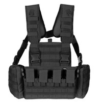 Mfh 04633A - Professional Chest Rig Mission - Taktische Kampfweste - Schwarz