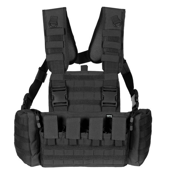 Mfh 04633A - Professional Chest Rig Mission - Taktische Kampfweste - Schwarz-image