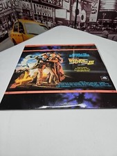 "Back to the Future Part III 3 " Letterbox Laserdisc LD - Tested  Working 