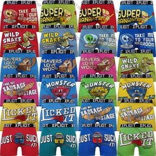 Xplicit Mens Novelty Funny Cartoon Boxers Rude Print Trunk Shorts Underwear