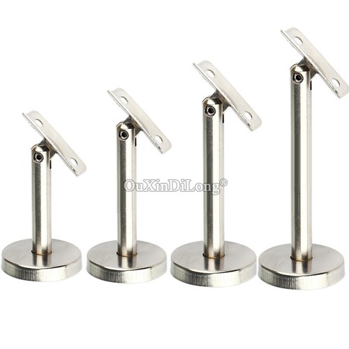 10 x supports de main courante d'escalier réglables en acier inoxydable supports de garde-corps - Photo 1/18