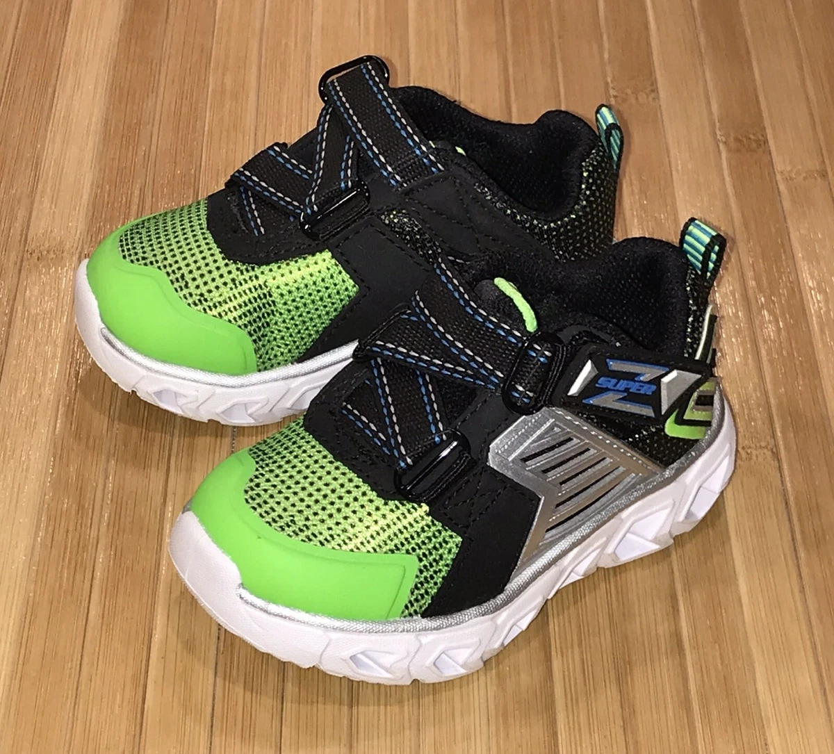 Toddler SLight Hypno 2.0 Rapid Quake Light Up Sneakers Lime-5 | eBay