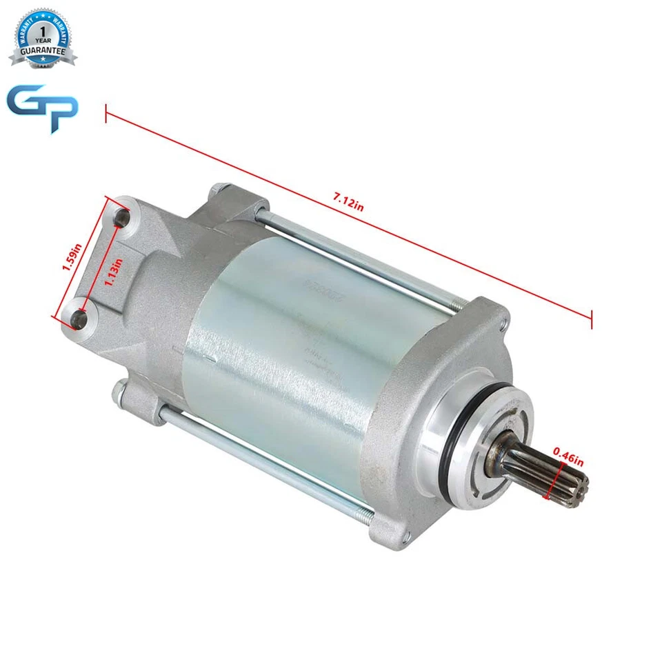 Motor de arranque para Arctic Cat 1000 Prowler XTZ 2009-2013 Thunder Cat 2008-2010 Foto 2 de 4