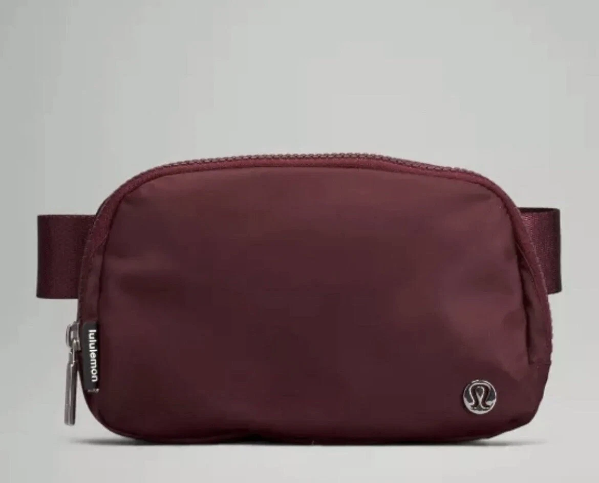 NWT Lululemon Everywhere Belt Bag Red Merlot, Maroon EBB Purse maroon