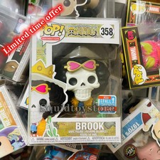 Funko Pop! One Piece Brook #358 Convención De Otoño Exclusivo &Quot;&Quot;Como Nuevo&Quot;&Quot; Con Protector