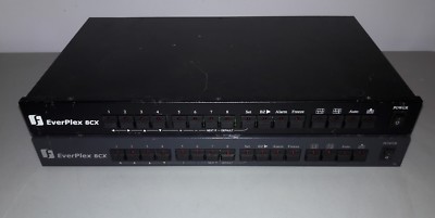 Lot of 2 Pcs Everplex 8CX multiplexer/NTSC EP260/-08