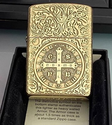 5 Sides Zippo Lighter Constantine Gold New Box