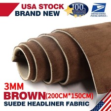 79"x60" Headliner Fabric Foam Backed Suede Match Car Roof Liner Sag Upholstery