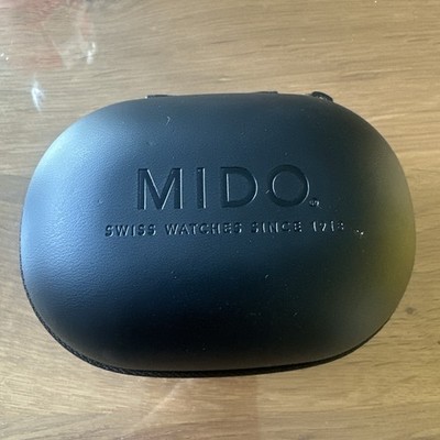 Mido Uhrenetui Reiseetui Reisebox Etui Schwarz service travel case pouch