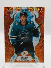 2021-22 Upper Deck ICE Hockey #116 William Eklund Rookie Orange Parallel