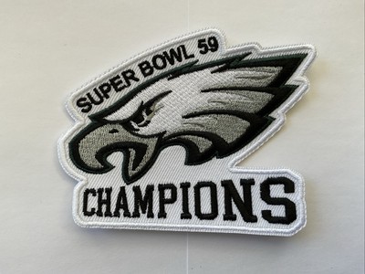 Philadelphia Eagles Embroidered- SEW On Super Bowl 59 Patch 3  X 3