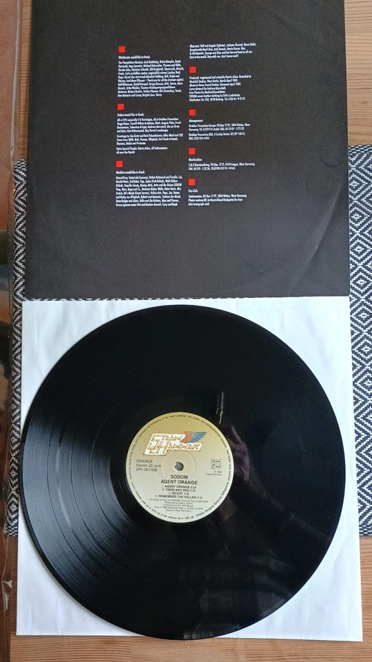 LP Vinyl Sodom "Agent Orange" - Bild 4 von 4