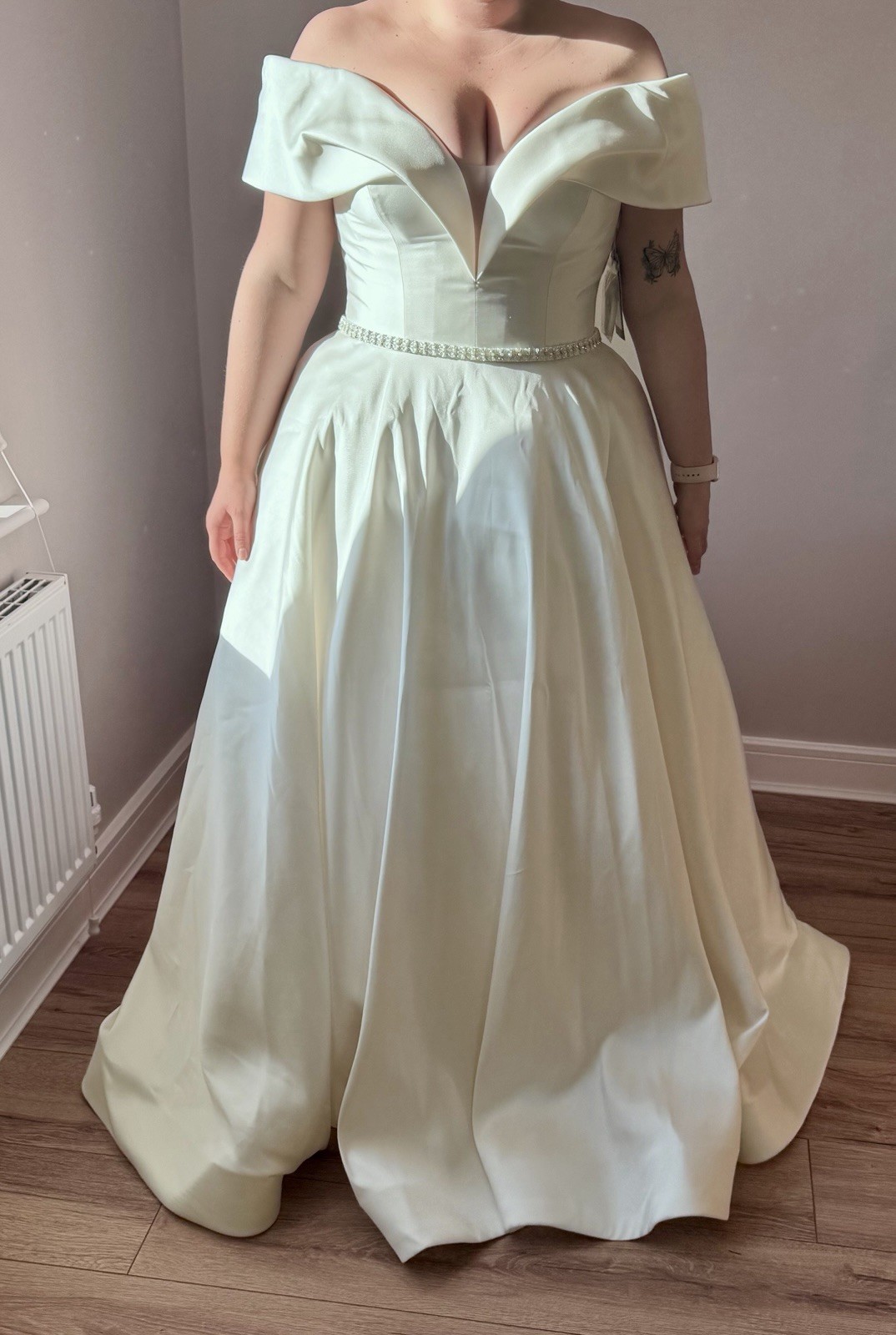 Veni Infantino Size 20 Haiti Mikado Ballgown Wedding Dress image 3