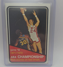 Topps 1971-72 ABA Championship Game #4 #244 Rick Barry Indiana New York
