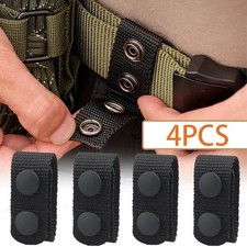 4Pcs Tactical Nylon Belts with Double Buckle, Outdoor Sports Equipment