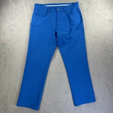 FootJoy Golf Pants Mens 34x29* Blue Performance Athletic Fit Stretch Chino Tech