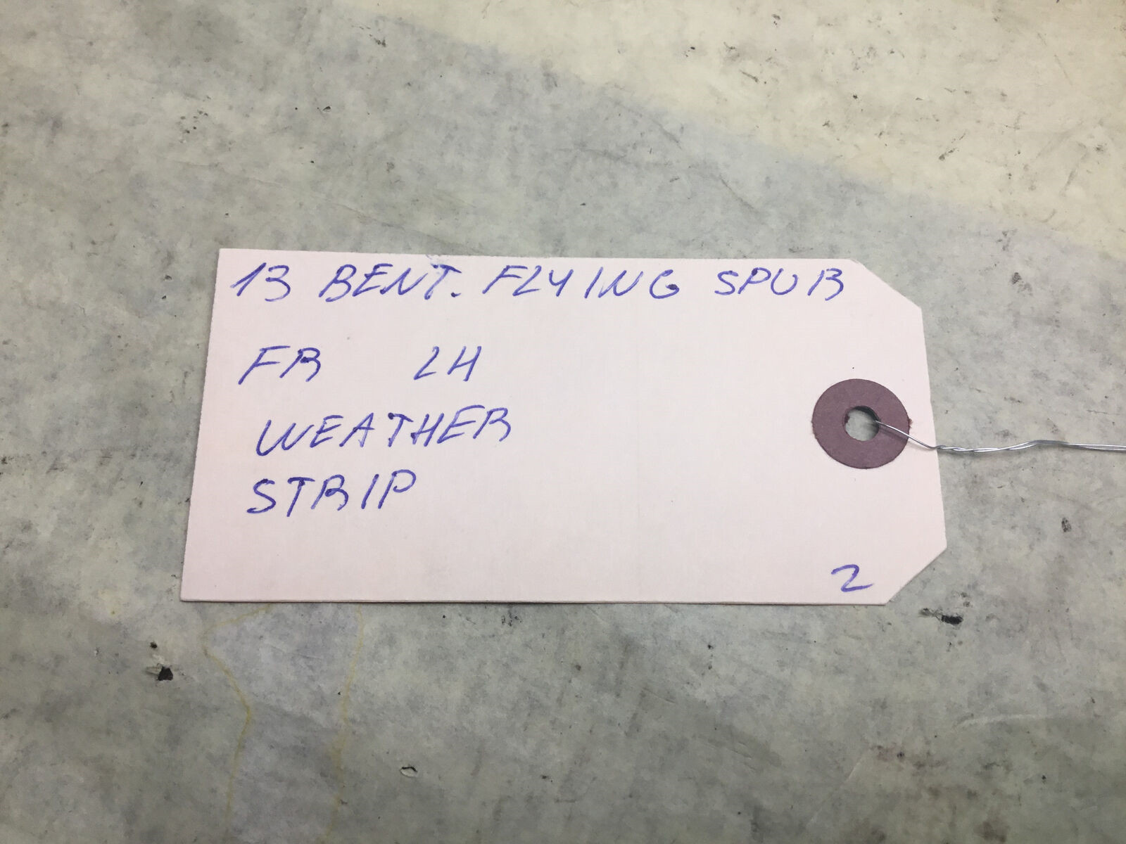 Bentley Flying Spur W12 Front Left Door Weather Strip Seal Rubber 13-18 :Y