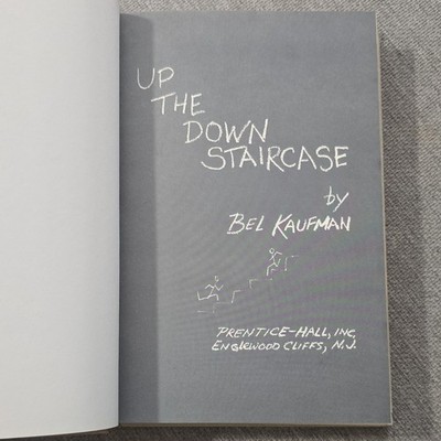 Up the Down Staircase Bel Kaufman Hardcover 1965 Prentice-Hall Third Printing
