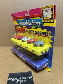 New Sealed 10 Cars Micro Machines #18 Super Spies Galoob Like Hot wheels Mattel