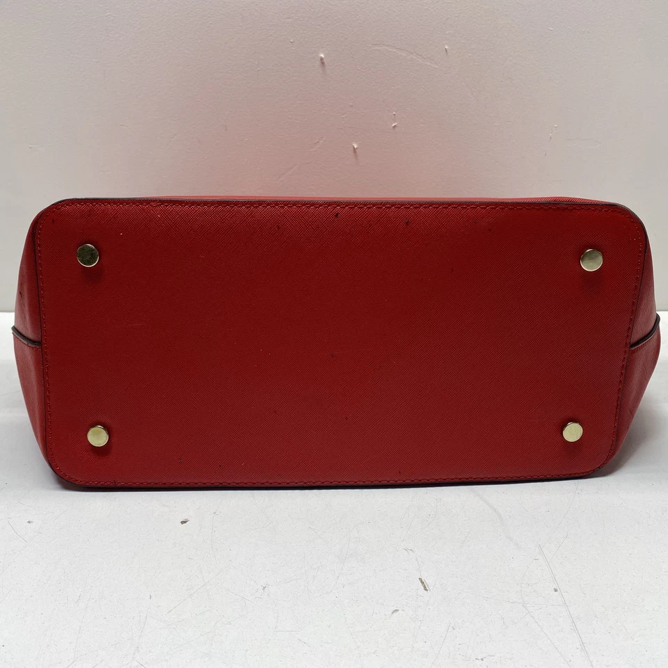 Kate Spade Red Leather Tote - Image 3 of 4